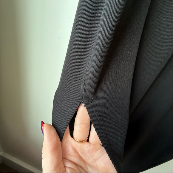 Eloquii Black Wrap Cut Out Front Long Sleeve Maxi Dress 18/20 - Picture 5 of 7